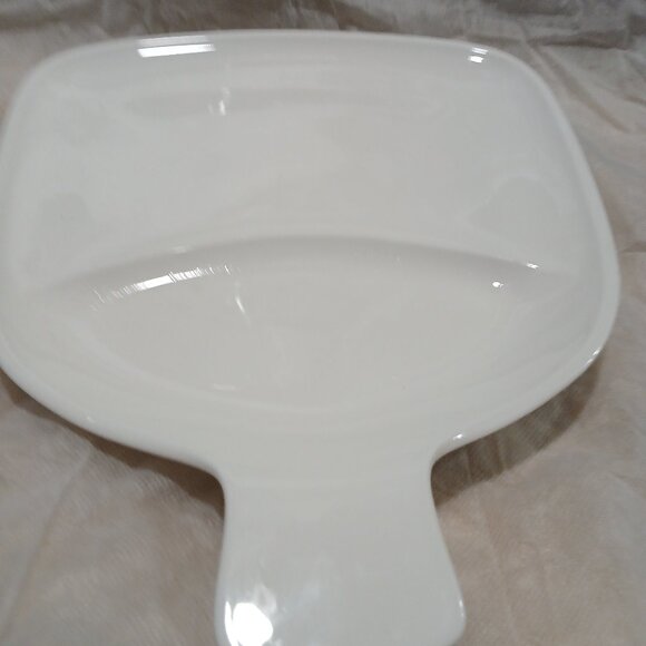 Villeroy & Boch Paddle shaped serving dish w handle 1748 Germany Porcelain 15"